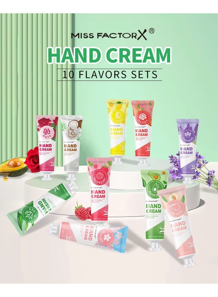 MISS FACTOR X Mini Hand Cream Set 50 Pack – Deep Hydration Hand Lotion with 10 Floral & Fruit Fragrances. - Image 4
